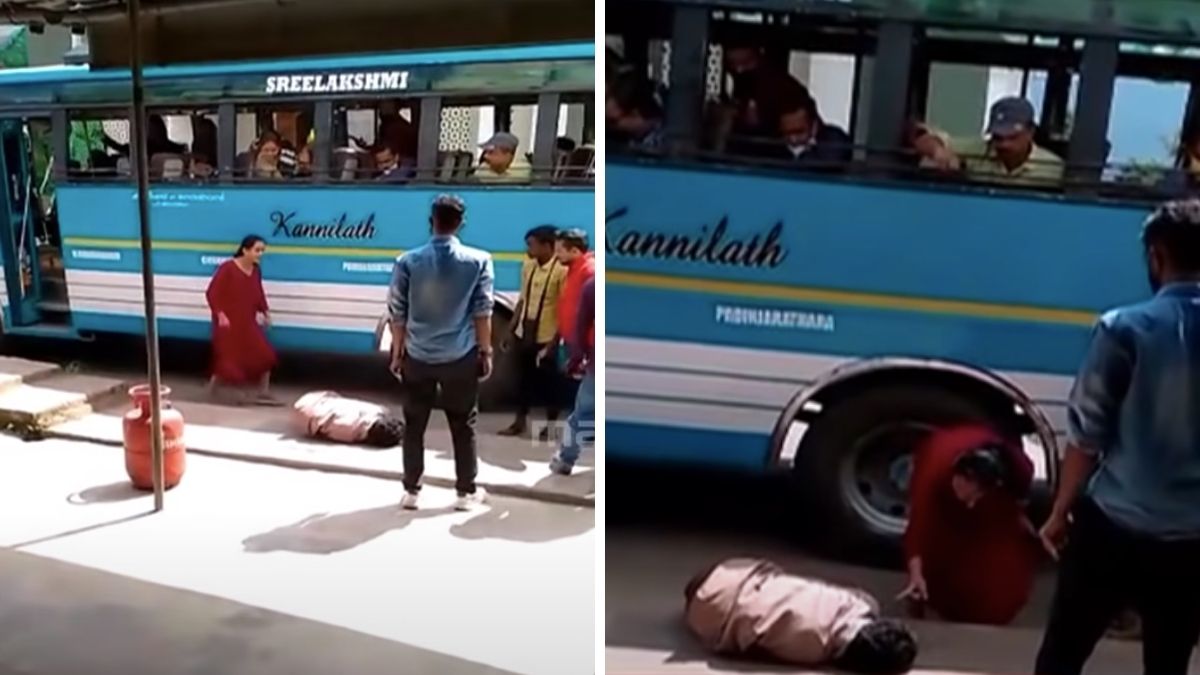 This Kerala Woman Hit The Man Who Harassed Her On The Bus, Watch Full Video