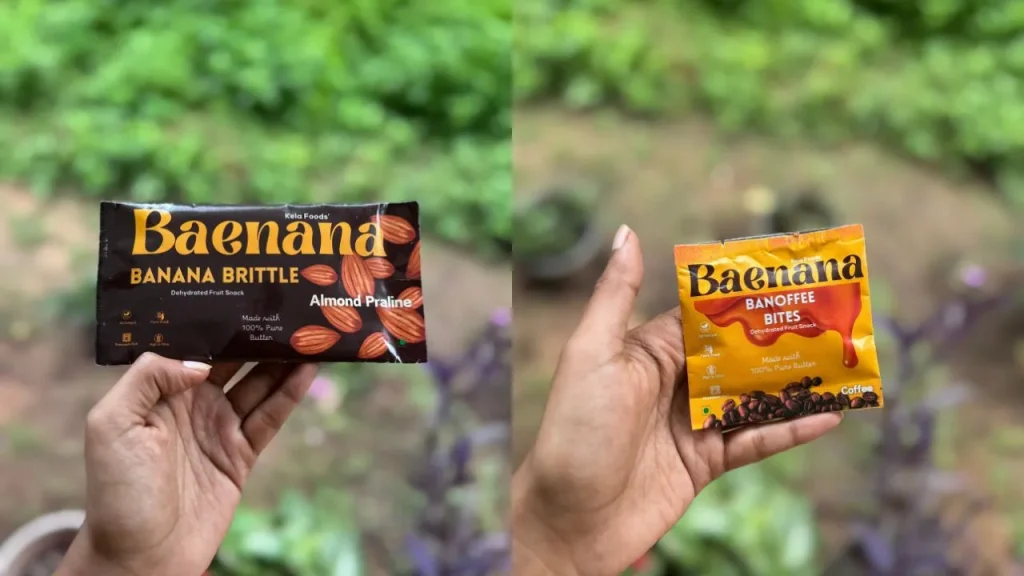 Baenana Banana Brittle and Baenana Banoffee Bites